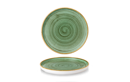 Stonecast Samphire Green Chefs' Walled Plate